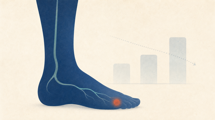 Diabetic Foot Admissions Rose as Major Amputations Fell