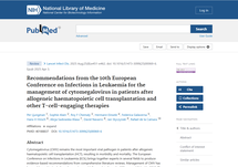 Recommendations from the 10th European Conference