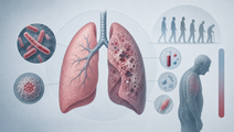 Simplified lungs with lab derived frailty overlay for pulmonary tuberculosis risk