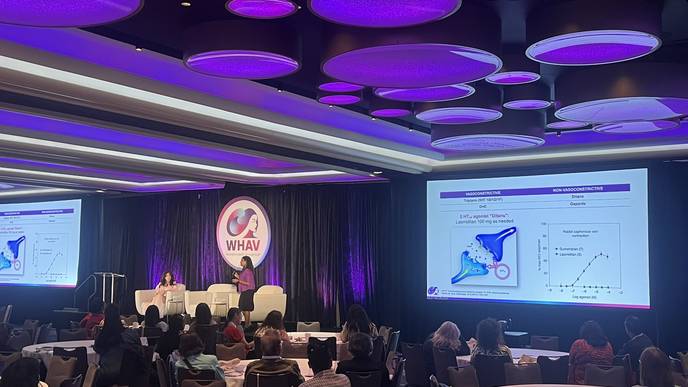 Jelena Pavlović and Amaal Starling deliver a comprehensive session on migraine at WHAV 2025