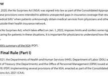 AMA No Surprises Act Medical Bills