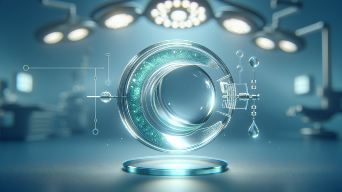 topline 12 month bim iol phase 1 2 results iop vision safety