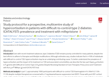 CATALYST STUDY DESIGN