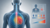 Simplified spinal cord and cardiac risk illustration for traumatic spinal cord injury ICU prediction