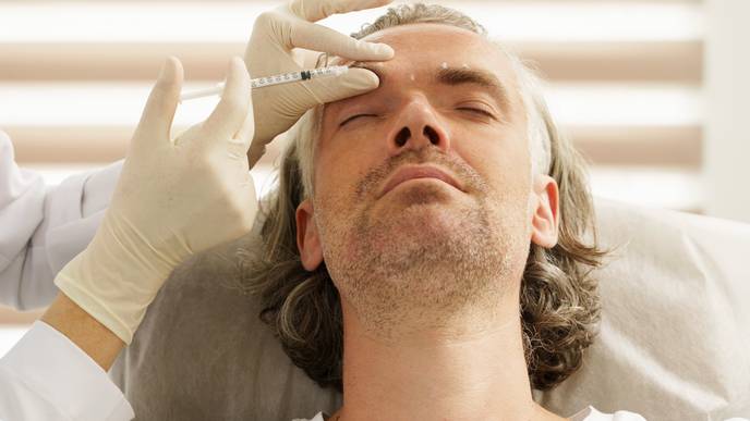Botox male patient