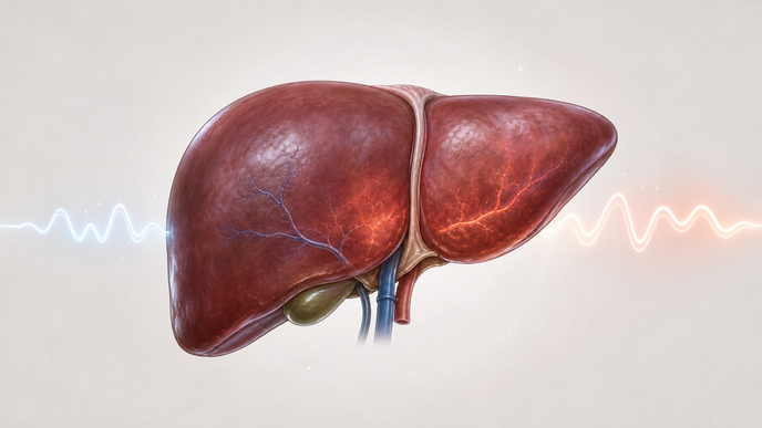 Stylized liver graft after normothermic machine perfusion with perfusion waveform