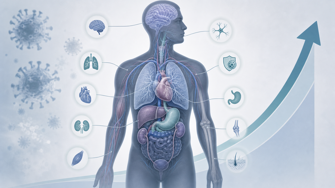 COVID19 Linked to Broad Long Term Morbidity in England