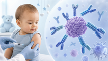 Stylized infant immune response to pertussis vaccine antigen with antibody molecules