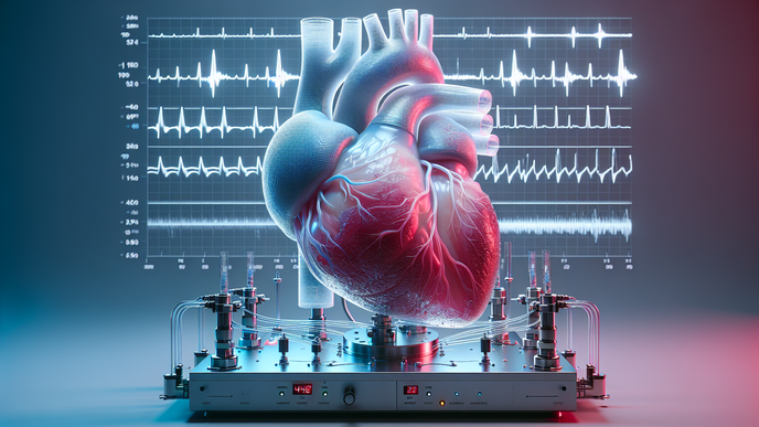3d printed contractile left heart model described for surgical rehearsal
