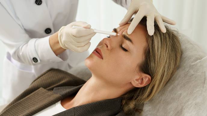 neuromodulator glabellar lines