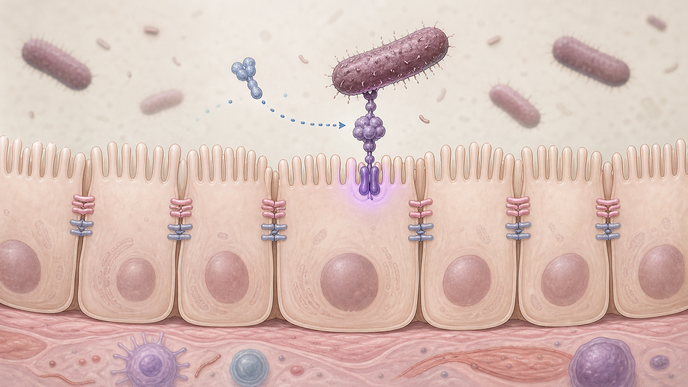 Colon epithelial barrier showing Bacteroides fragilis toxin binding claudin4