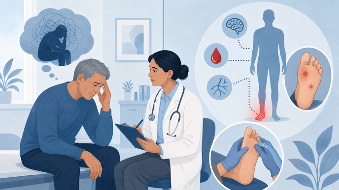 Diabetes Distress Linked to Foot Risk in Primary Care