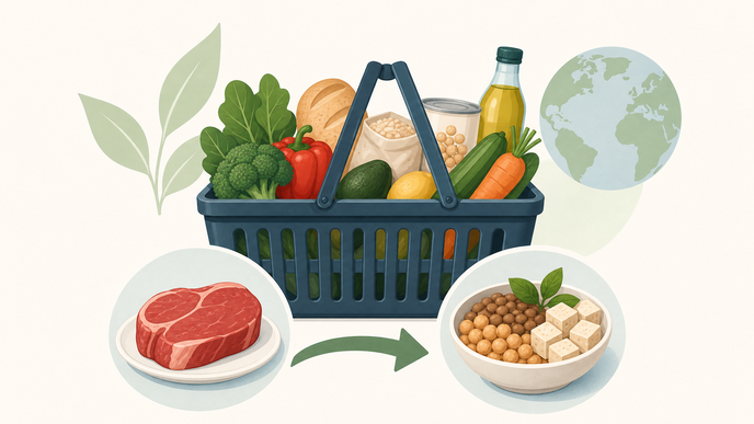 Online Grocery Swap Prompts Improve Diet Quality Cut Carbon