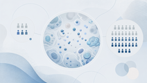 Simplified pancreas and glucose cells illustrating early onset type 2 diabetes in younger adults