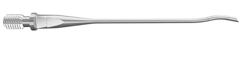 Figure 2. The Intrepid balanced tip. The unique tip
configuration is designed to maximize torsional phaco energy.