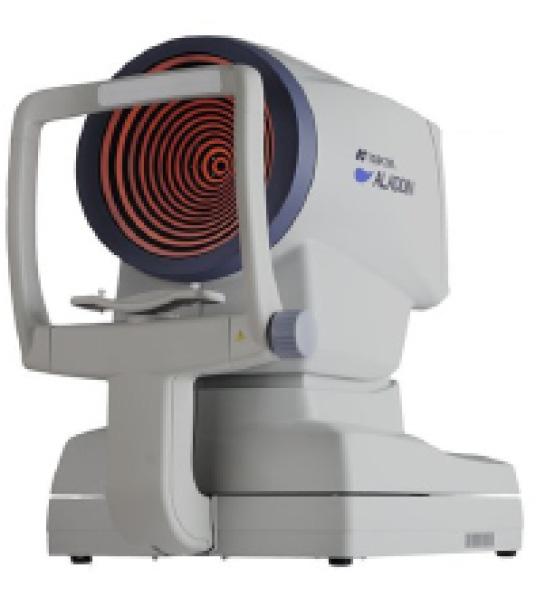 Figure 1. In addition to OLCR biometry, the Aladdin also
incorporates Placido-disc–based corneal topography.